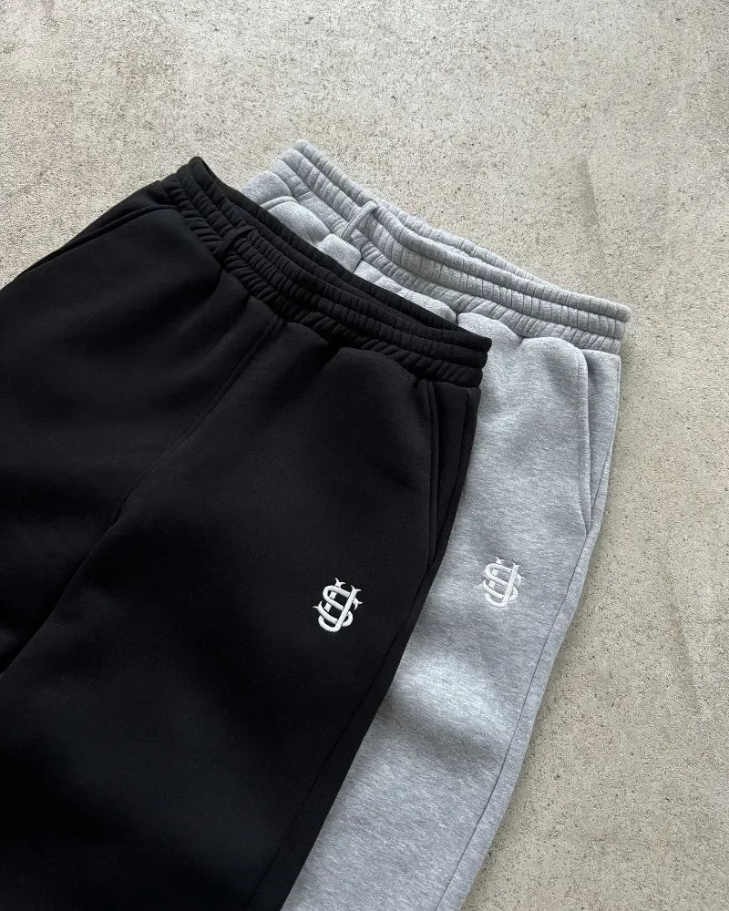 Retro Straight-Leg Joggers