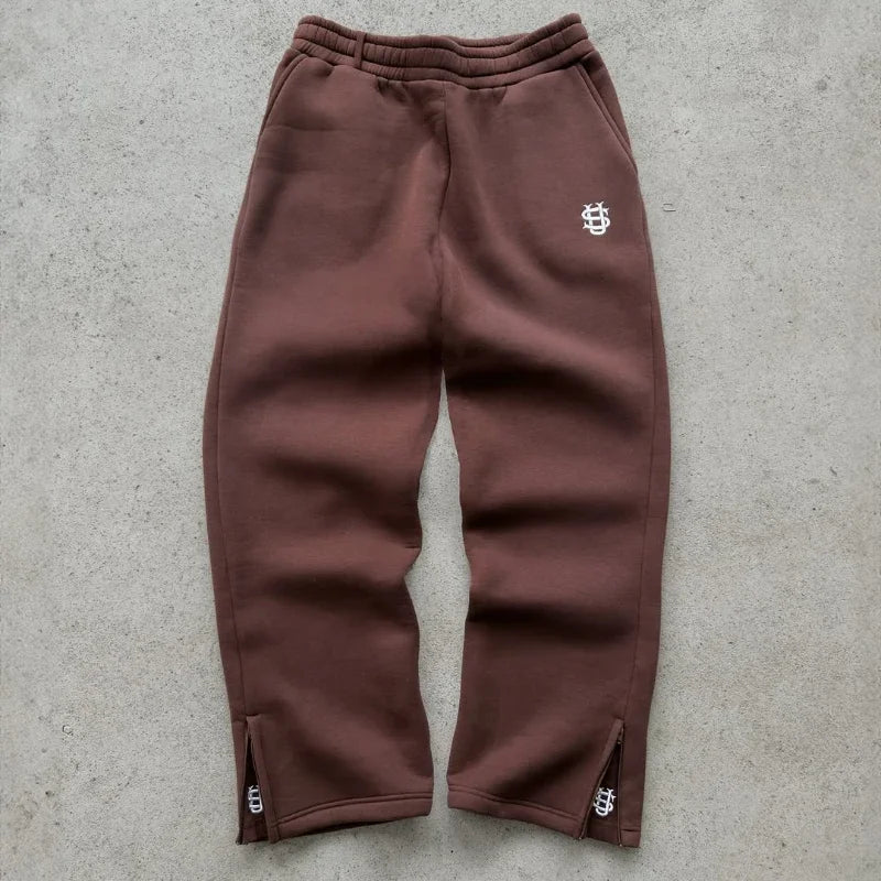 Retro Straight-Leg Joggers